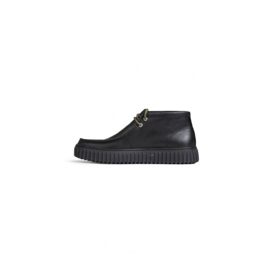 Clarks Schwarzes Leder Casual