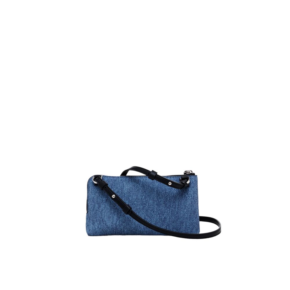 Desigual Blaues Polyethylen-Leder-Accessoire