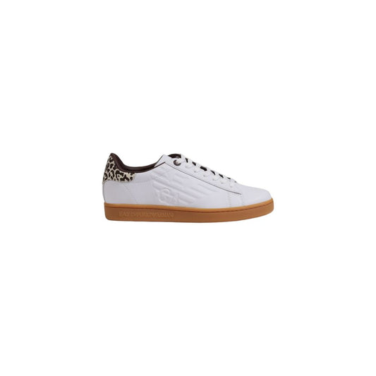 EA7 Emporio Armani Beige Leder Sneaker