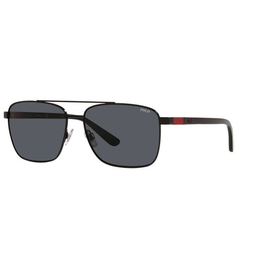 Ralph Lauren Schwarze Metall-Sonnenbrille