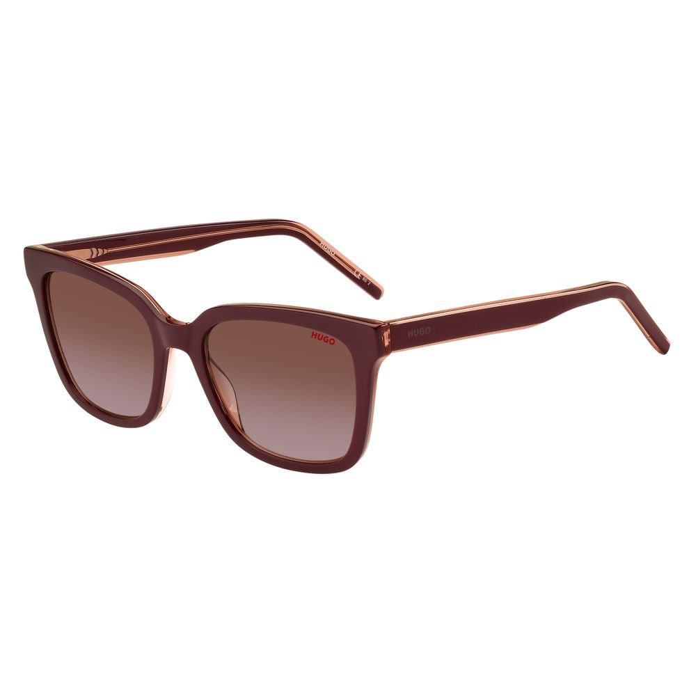 Hugo Boss Rote Acetat-Sonnenbrille