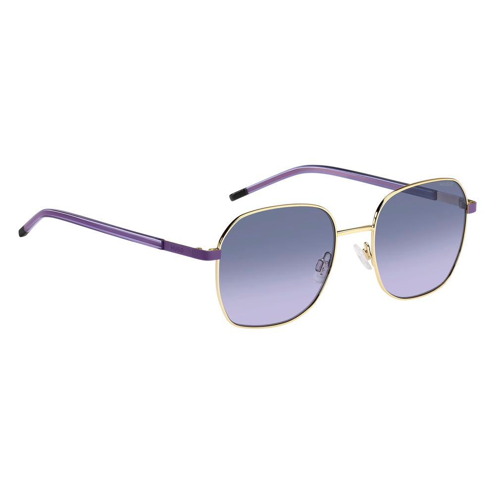 Hugo Boss Goldene Metall-Sonnenbrille