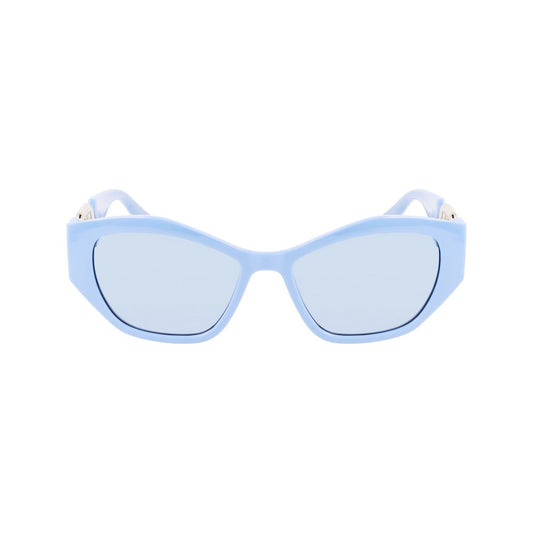 Karl Lagerfeld Blaue Injektionssonnenbrille