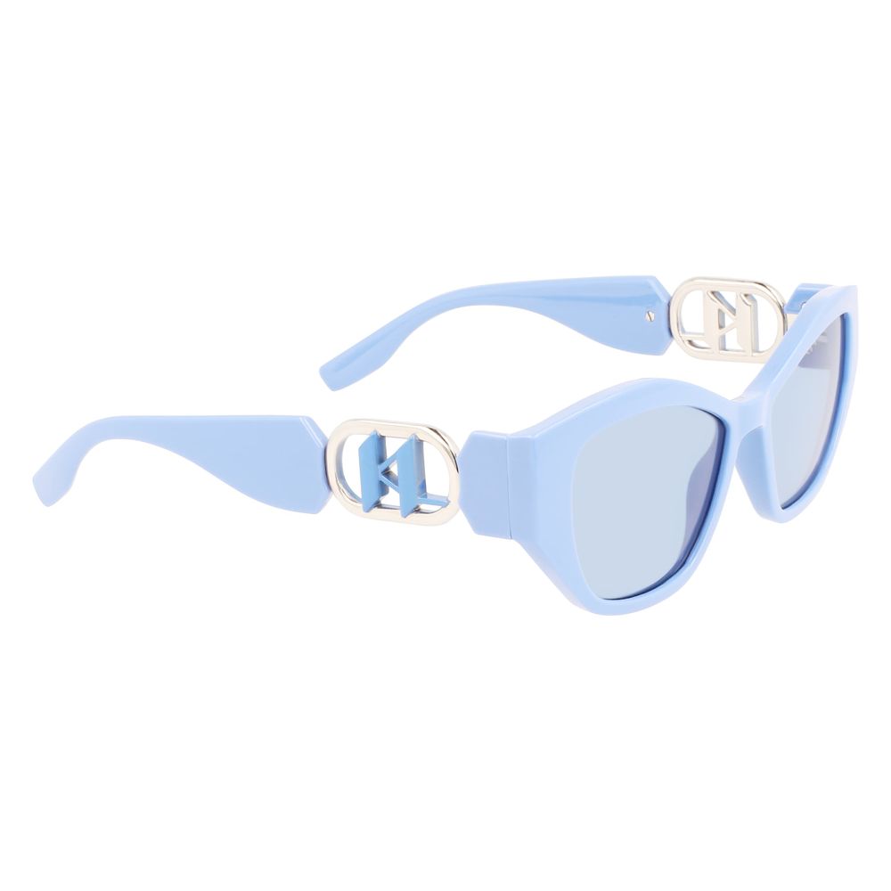 Karl Lagerfeld Blaue Injektionssonnenbrille