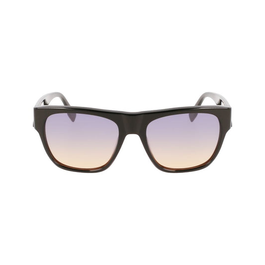 Karl Lagerfeld Schwarze Acetat-Sonnenbrille