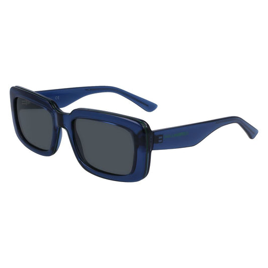 Karl Lagerfeld Blaue Injektionssonnenbrille