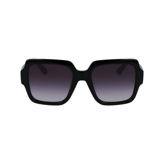 Karl Lagerfeld Schwarze Acetat-Sonnenbrille