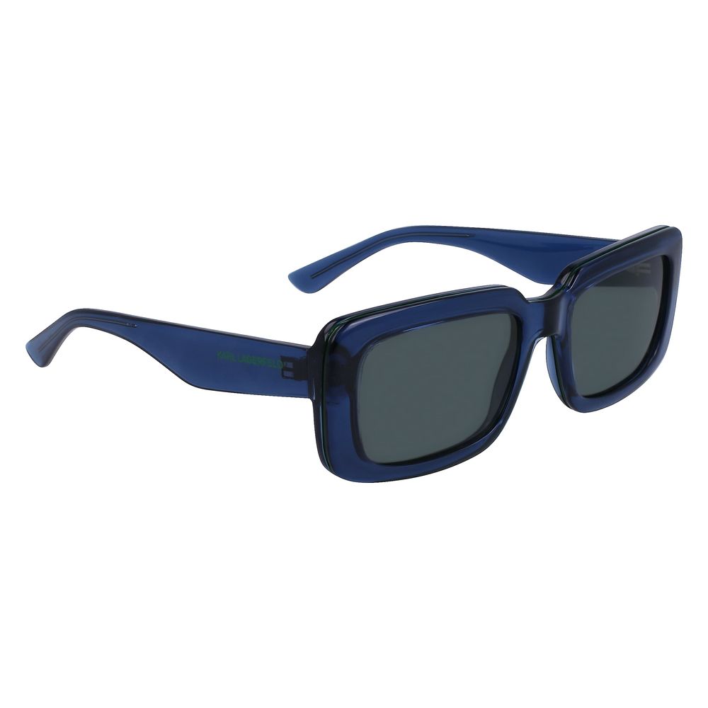 Karl Lagerfeld Blaue Injektionssonnenbrille