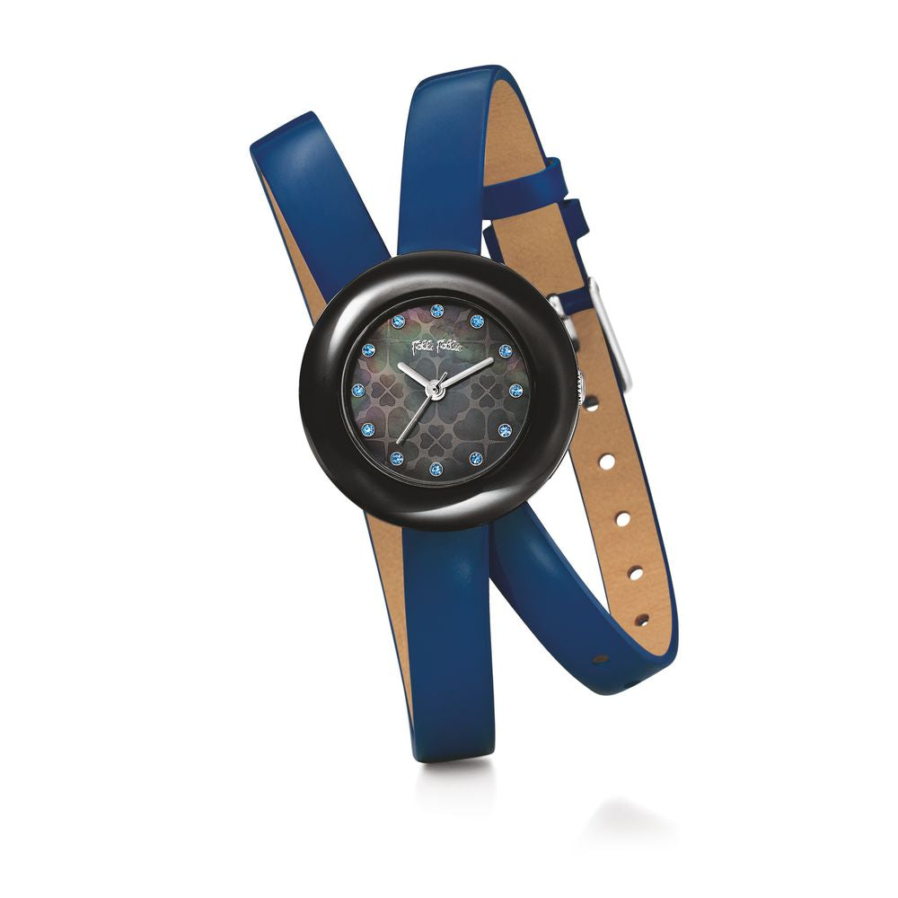 Folli Follie Blaue Lederuhr