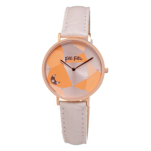 Folli Follie Beige Lederuhr