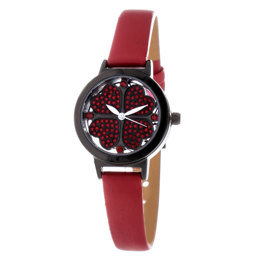 Folli Follie Rote Lederuhr