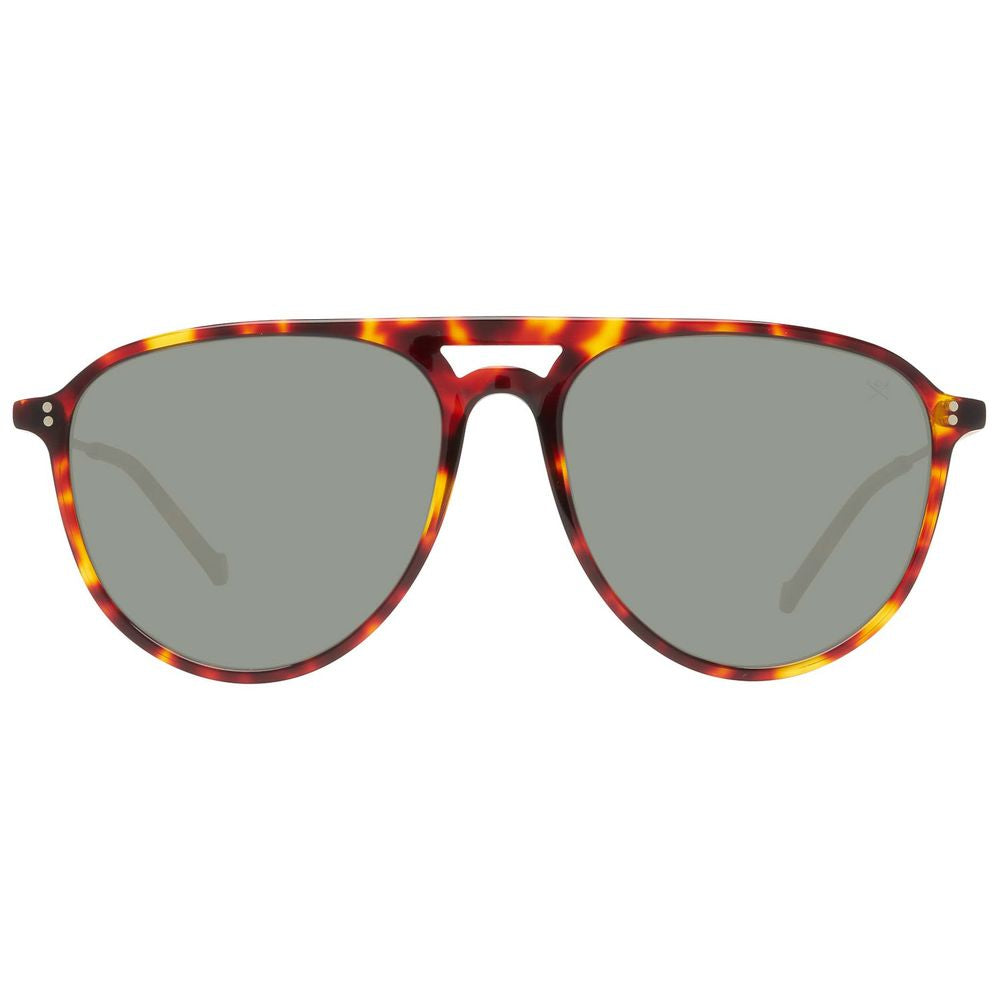 Hackett Braune Acetat-Sonnenbrille