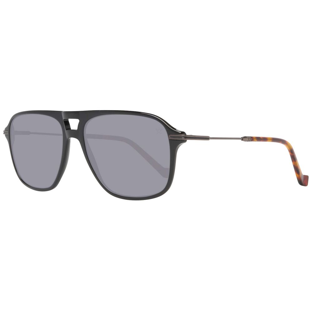 Hackett Schwarze Acetat-Sonnenbrille