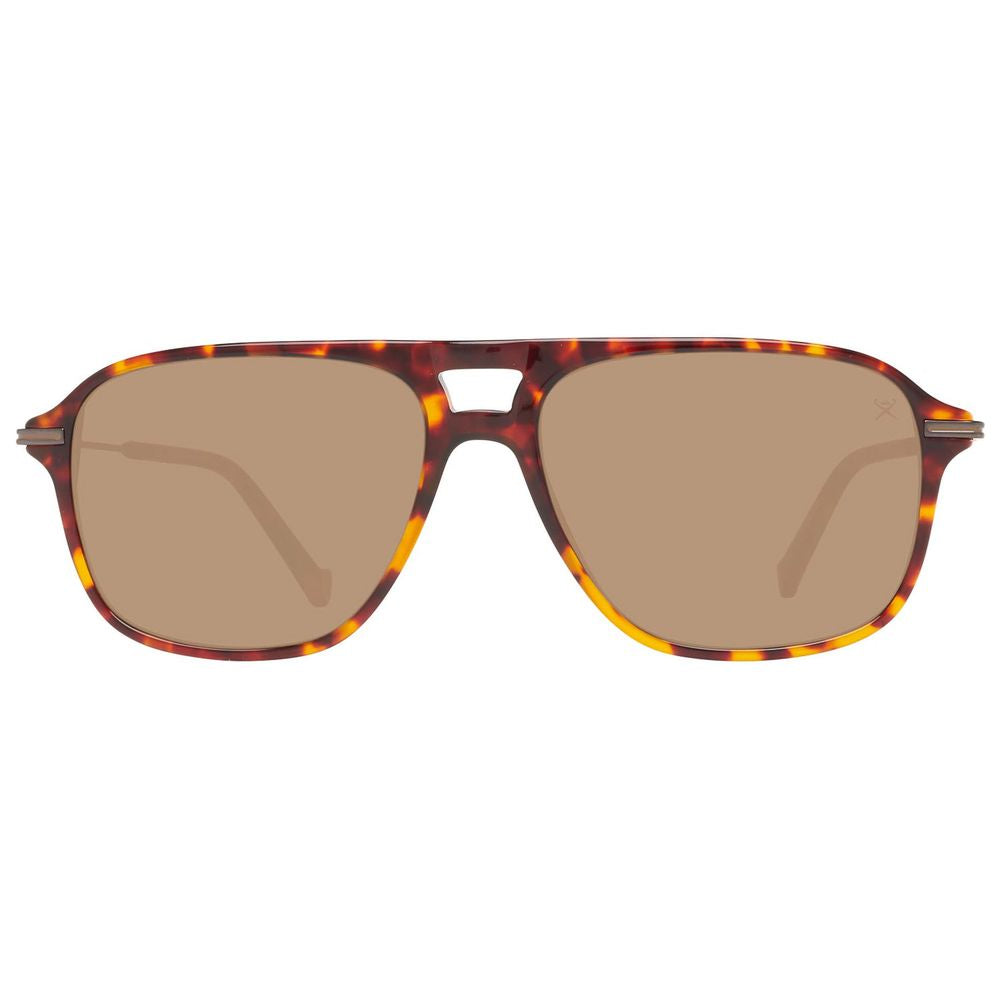 Hackett Braune Acetat-Sonnenbrille