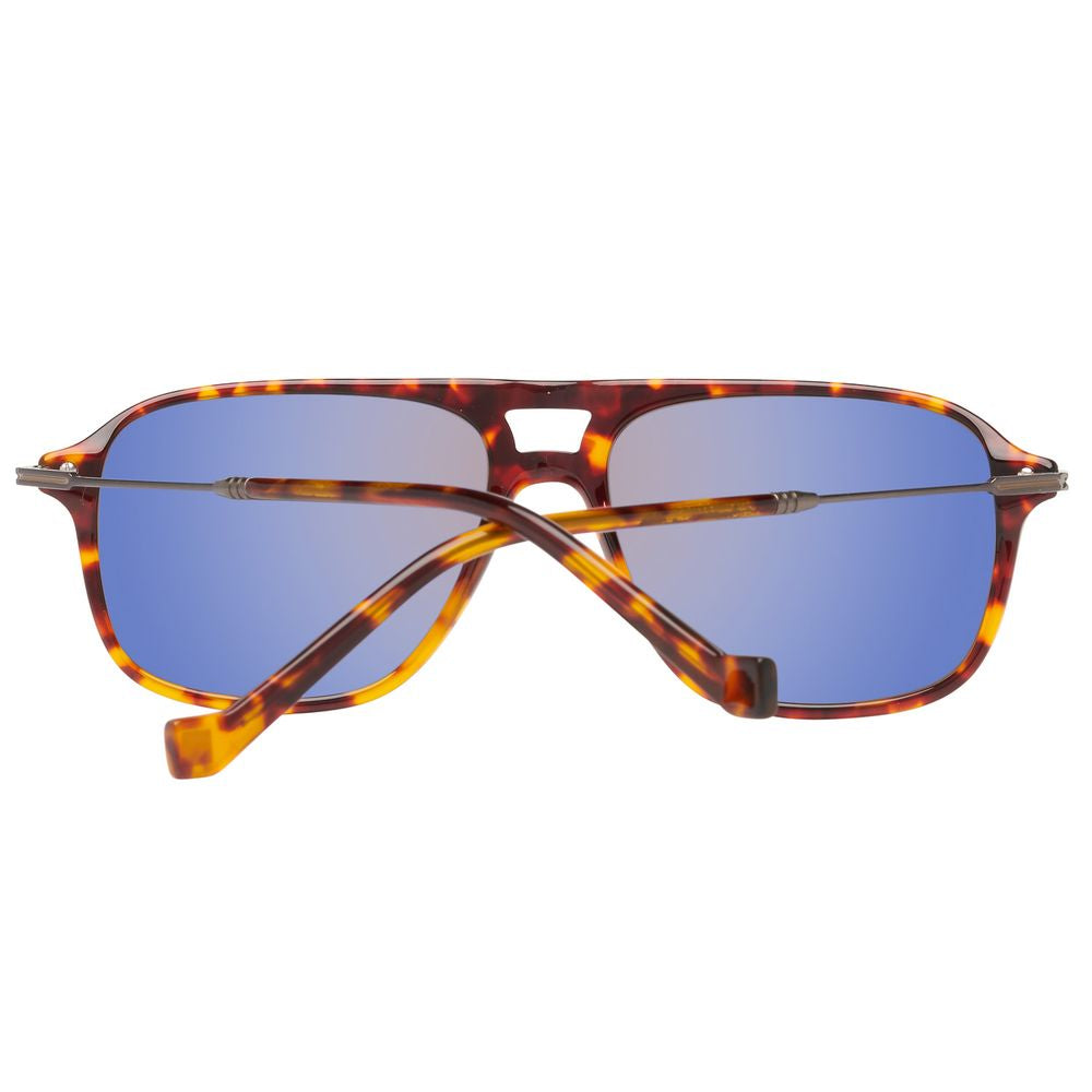 Hackett Braune Acetat-Sonnenbrille