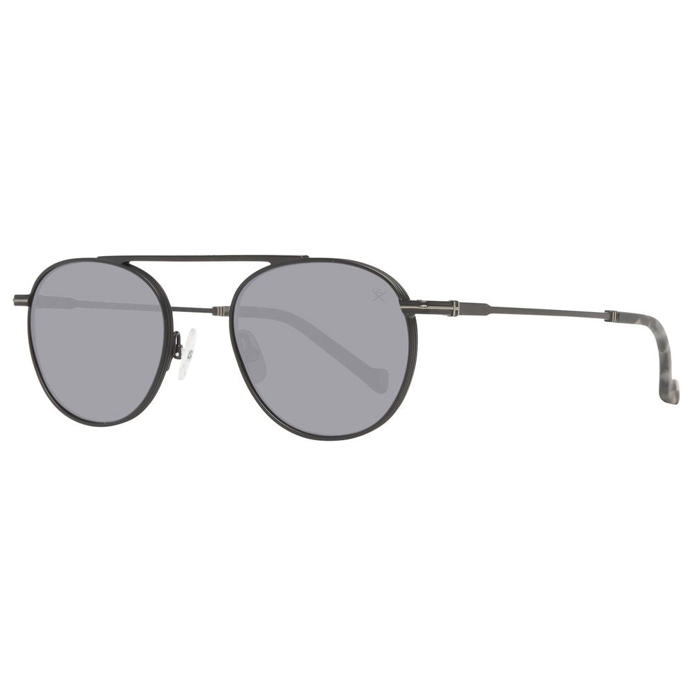 Hackett Schwarze Metall-Sonnenbrille