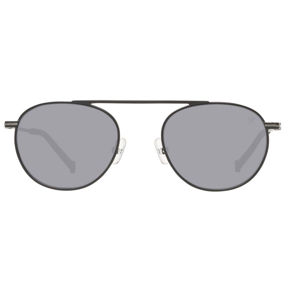 Hackett Schwarze Metall-Sonnenbrille