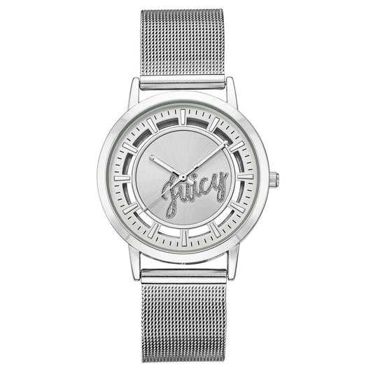 Juicy Couture Silberne Uhr aus Edelstahl