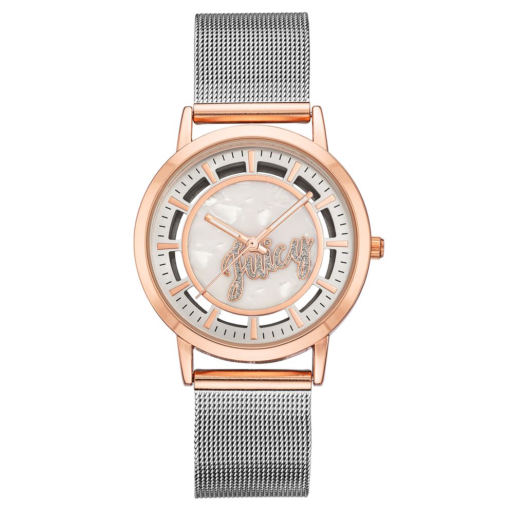 Juicy Couture Silberne Uhr aus Edelstahl