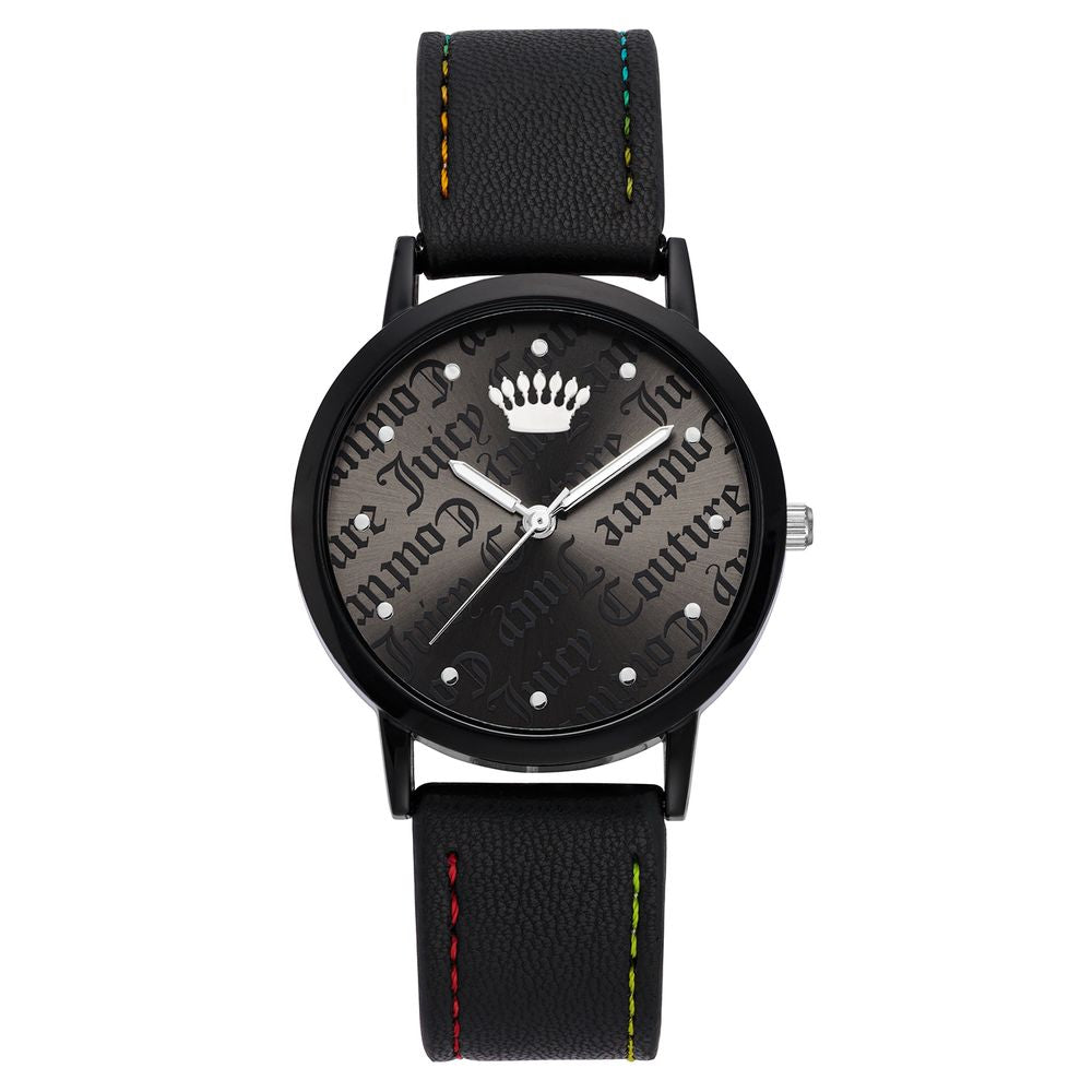 Juicy Couture Schwarze Polipriel-Uhr