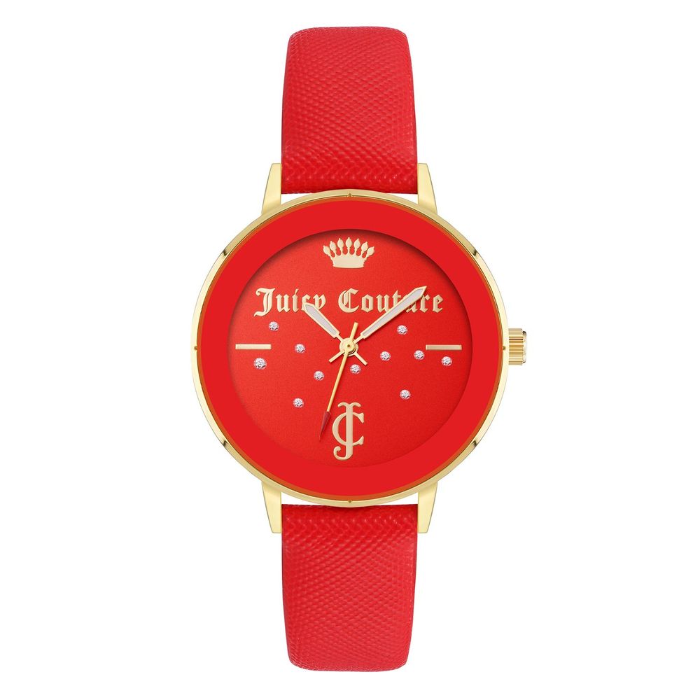 Juicy Couture Rote Polipriel-Uhr