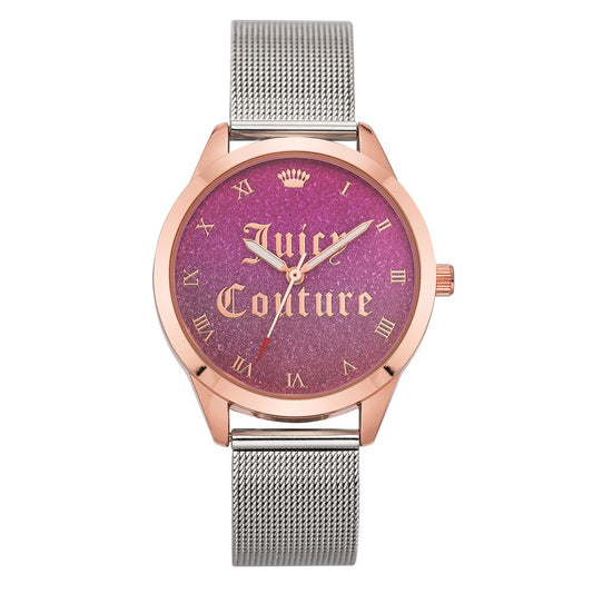 Juicy Couture Silberne Uhr aus Edelstahl