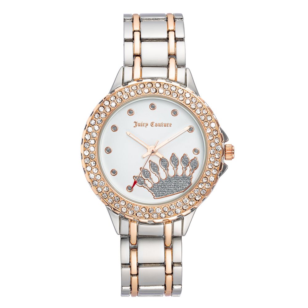 Juicy Couture Silberne Metalluhr