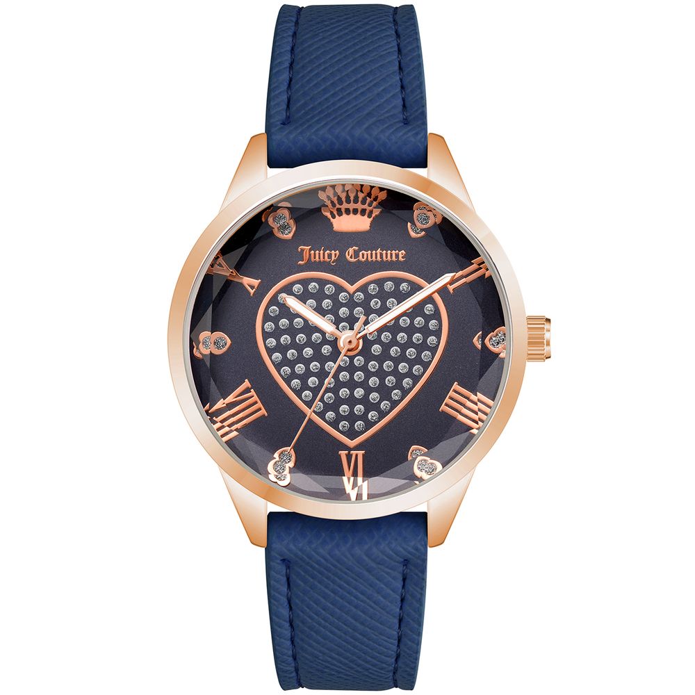 Juicy Couture Blaue Polipriel-Uhr