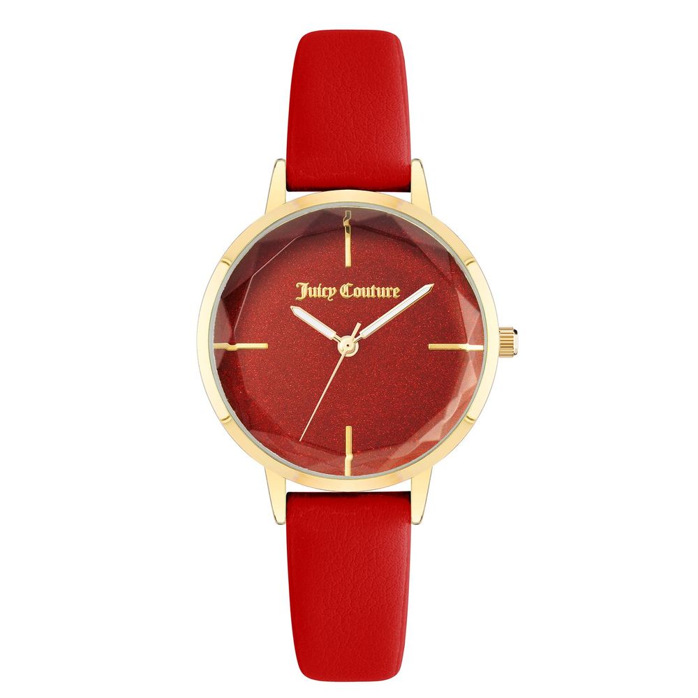 Juicy Couture Rote Polipriel-Uhr