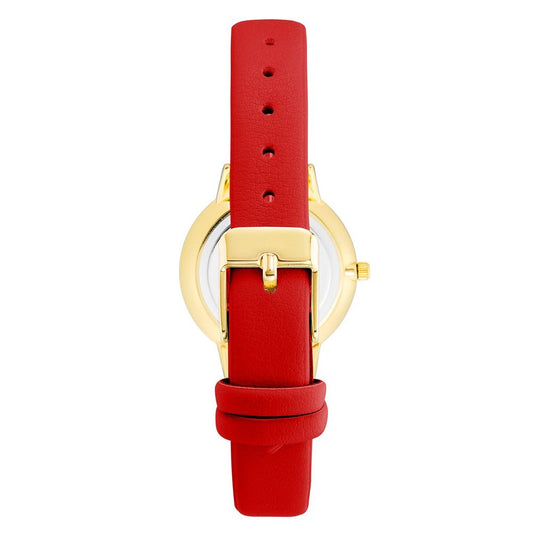 Juicy Couture Rote Polipriel-Uhr