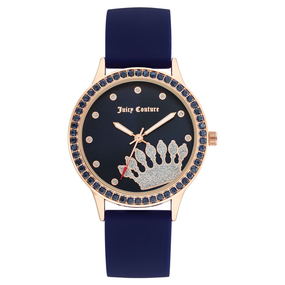 Juicy Couture Blaue Silikonuhr