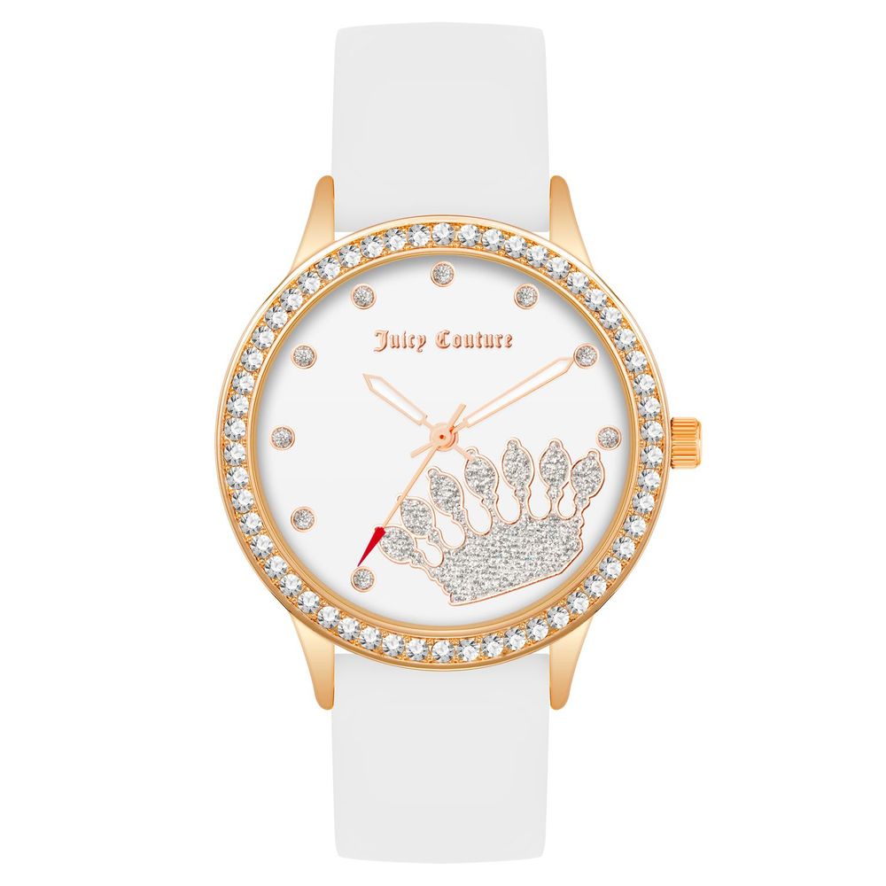 Juicy Couture Weiße Silikon-Uhr