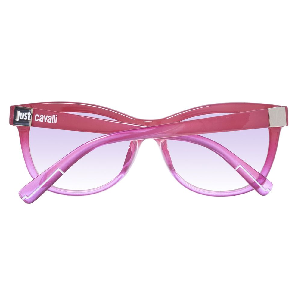 Just Cavalli Rote Plastiksonnenbrille