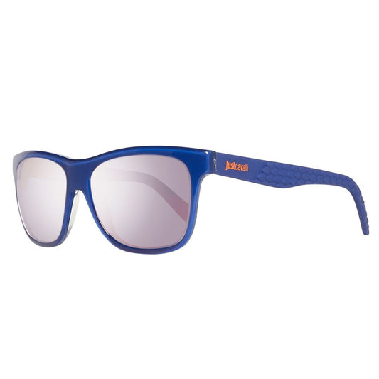 Just Cavalli Blaue Plastiksonnenbrille