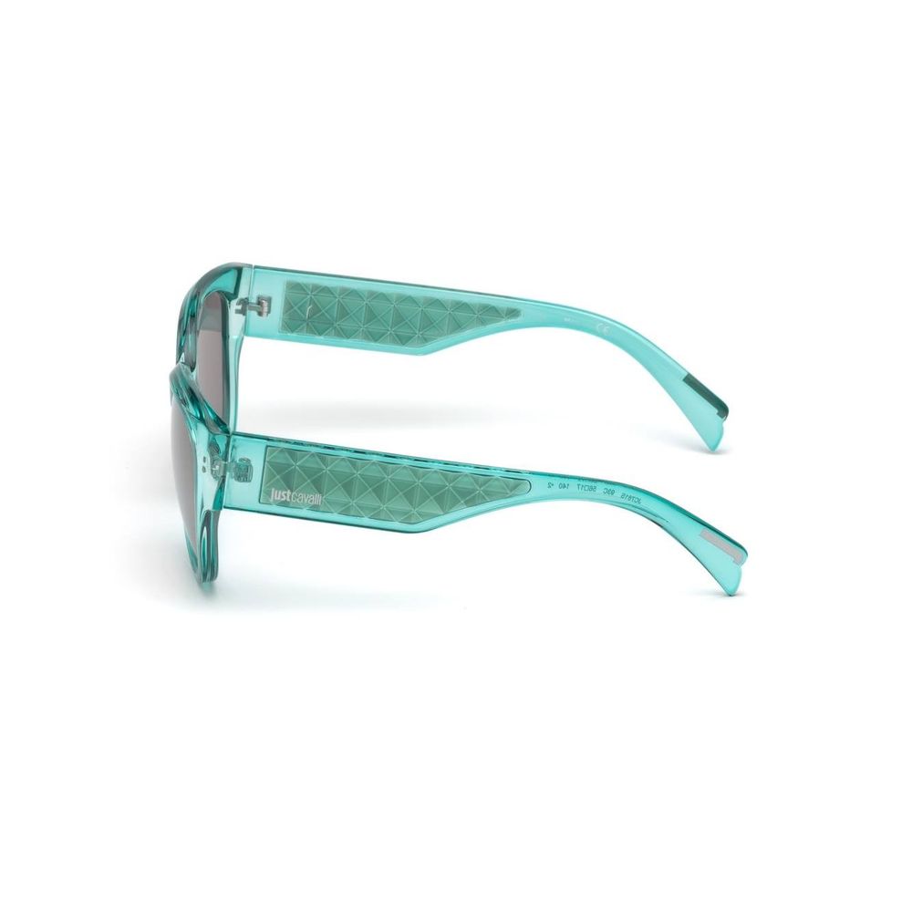 Just Cavalli Blaue Plastiksonnenbrille