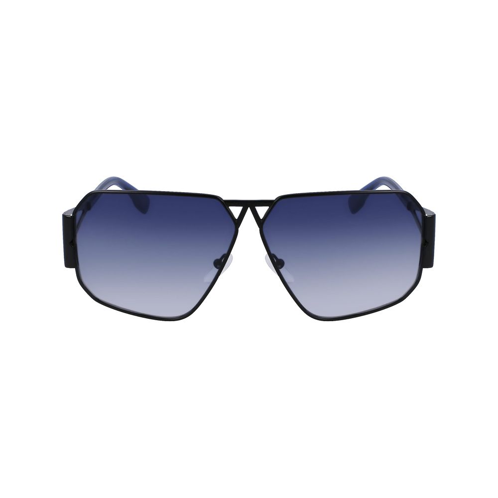 Karl Lagerfeld Schwarze Metall-Sonnenbrille