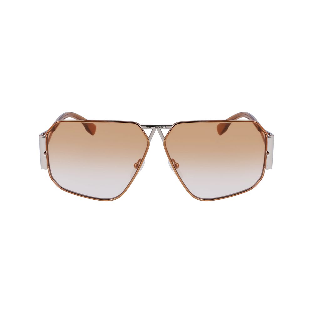 Karl Lagerfeld Graue Metall-Sonnenbrille