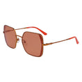 Load image into Gallery viewer, Karl Lagerfeld Orangefarbene Metall-Sonnenbrille
