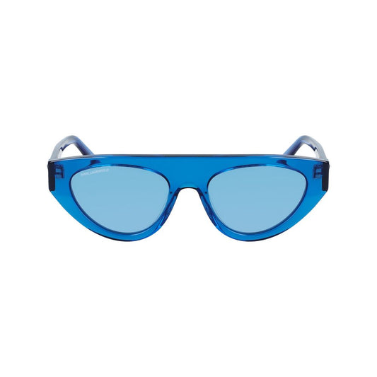 Karl Lagerfeld Blaue Acetat-Sonnenbrille