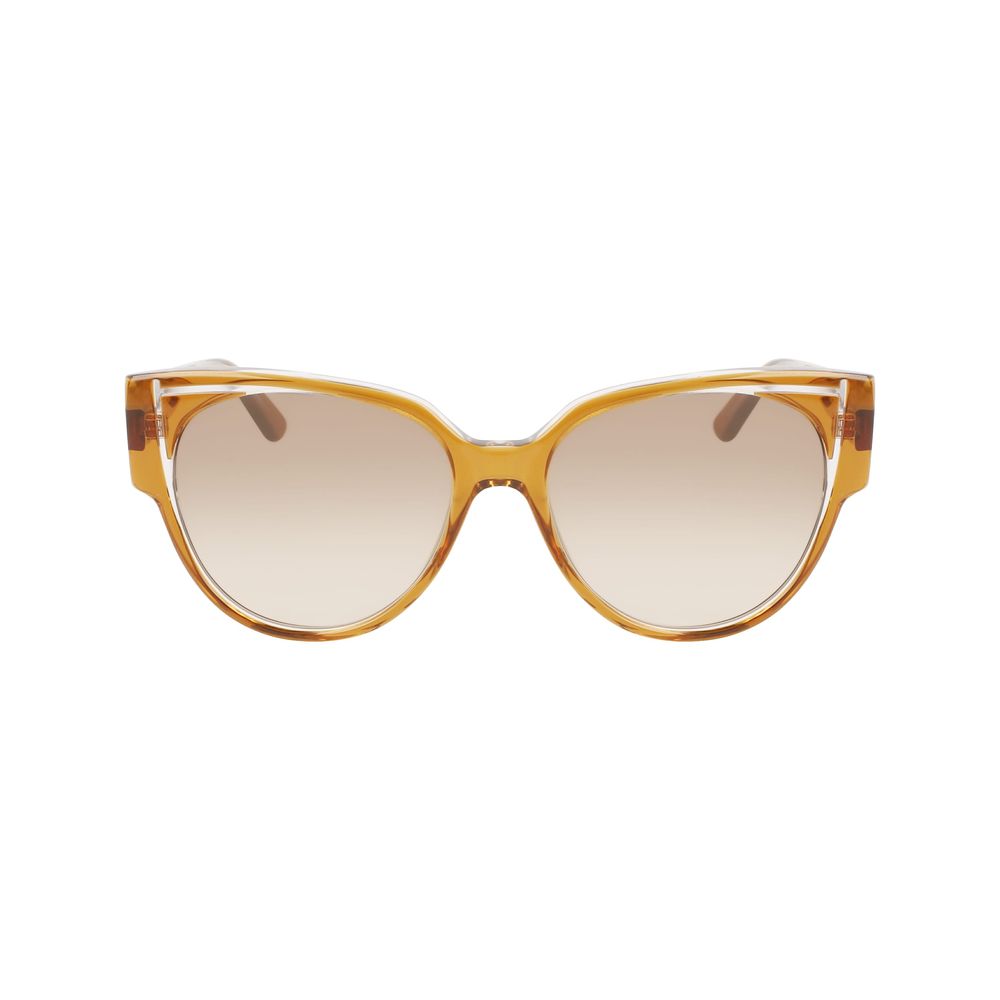 Karl Lagerfeld Braune Acetat-Sonnenbrille