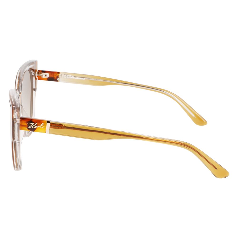 Karl Lagerfeld Braune Acetat-Sonnenbrille