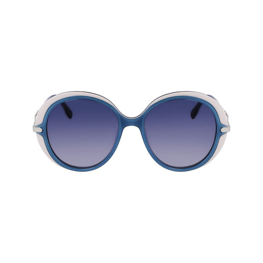 Karl Lagerfeld Blaue Acetat-Sonnenbrille