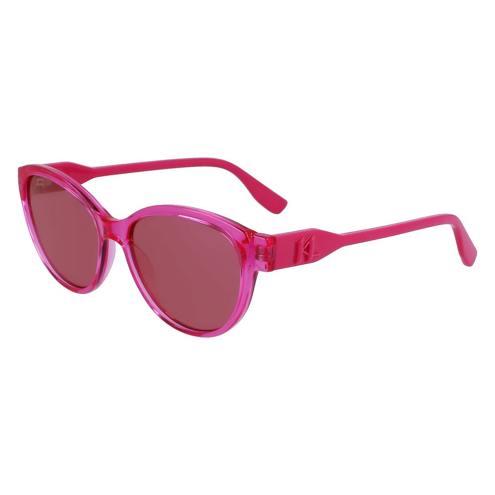 Karl Lagerfeld Lila gespritzte Sonnenbrille