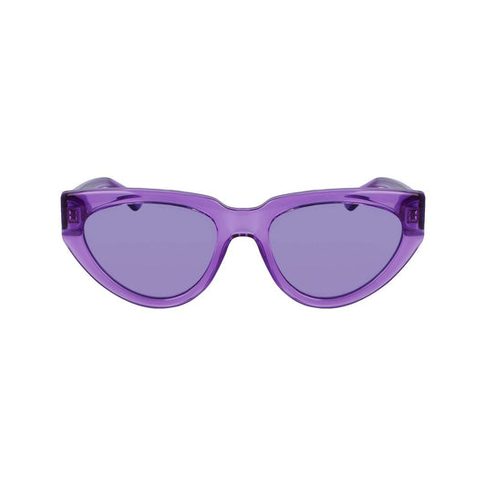 Karl Lagerfeld Lila gespritzte Sonnenbrille