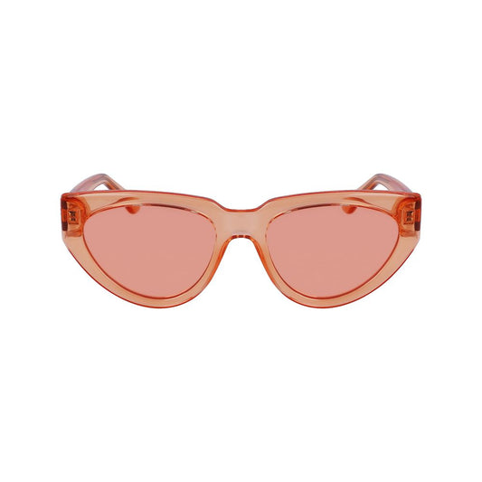 Karl Lagerfeld Orange gespritzte Sonnenbrille