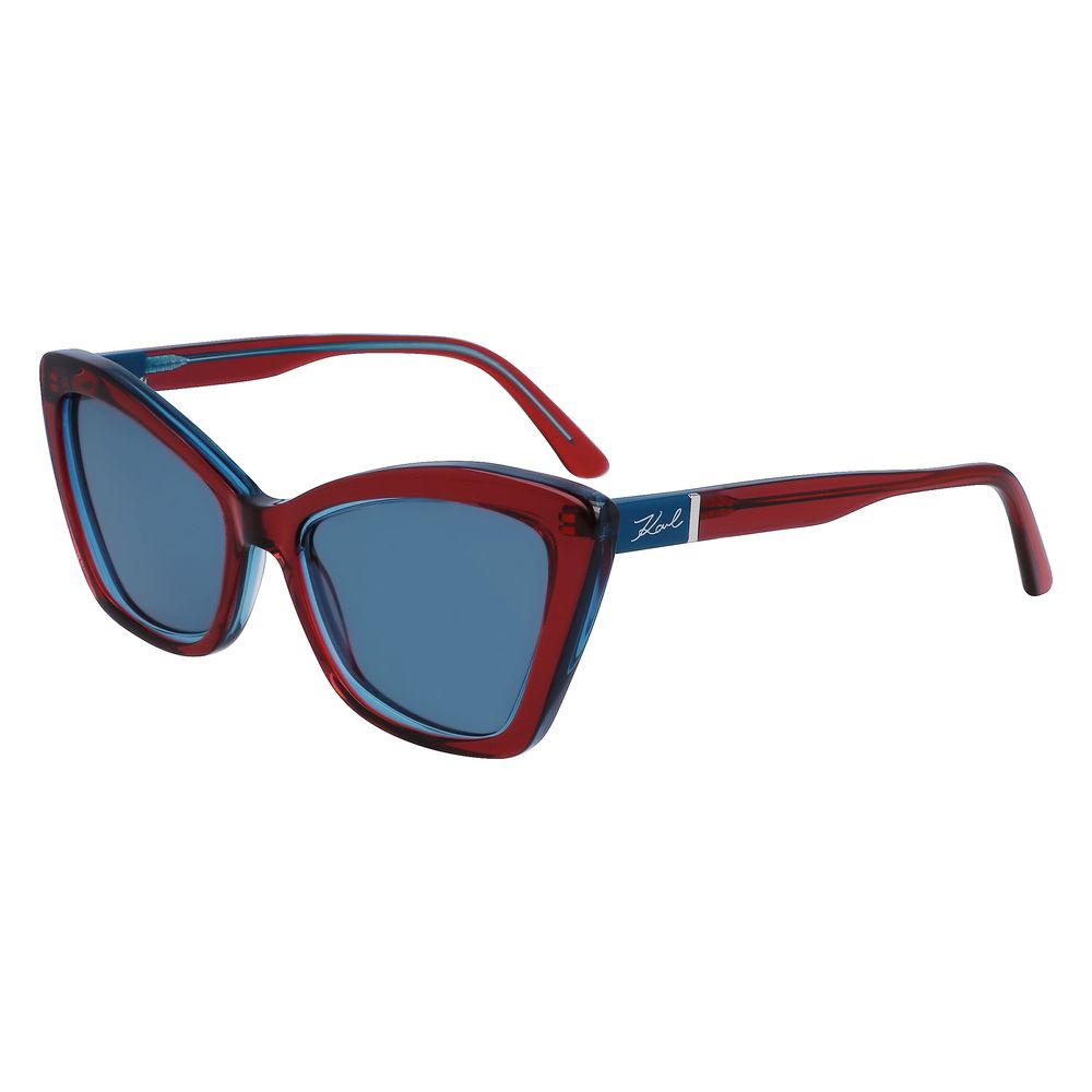 Karl Lagerfeld Rote Acetat-Sonnenbrille