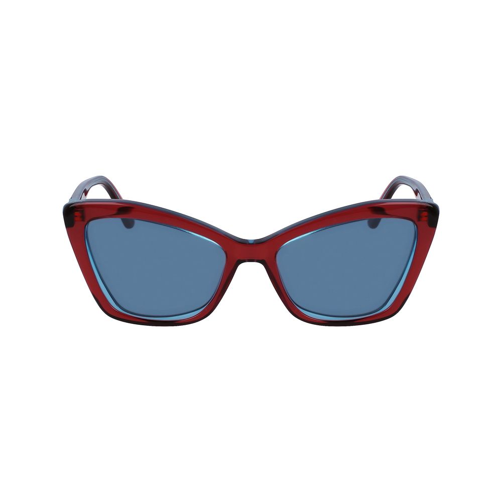 Karl Lagerfeld Rote Acetat-Sonnenbrille