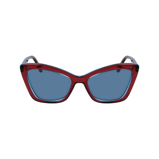 Karl Lagerfeld Rote Acetat-Sonnenbrille