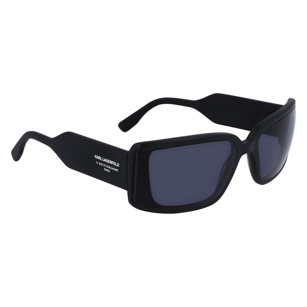 Karl Lagerfeld Schwarze Acetat-Sonnenbrille