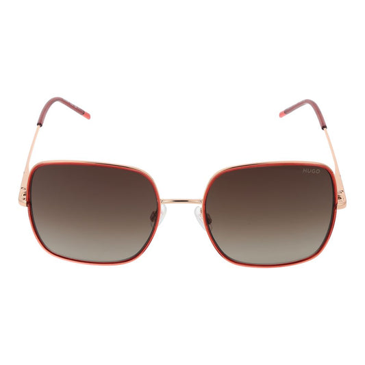 Hugo Boss Rote Frauen-Sonnenbrille